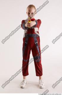 DENISA PILOT STANDING POSE WITH GUN